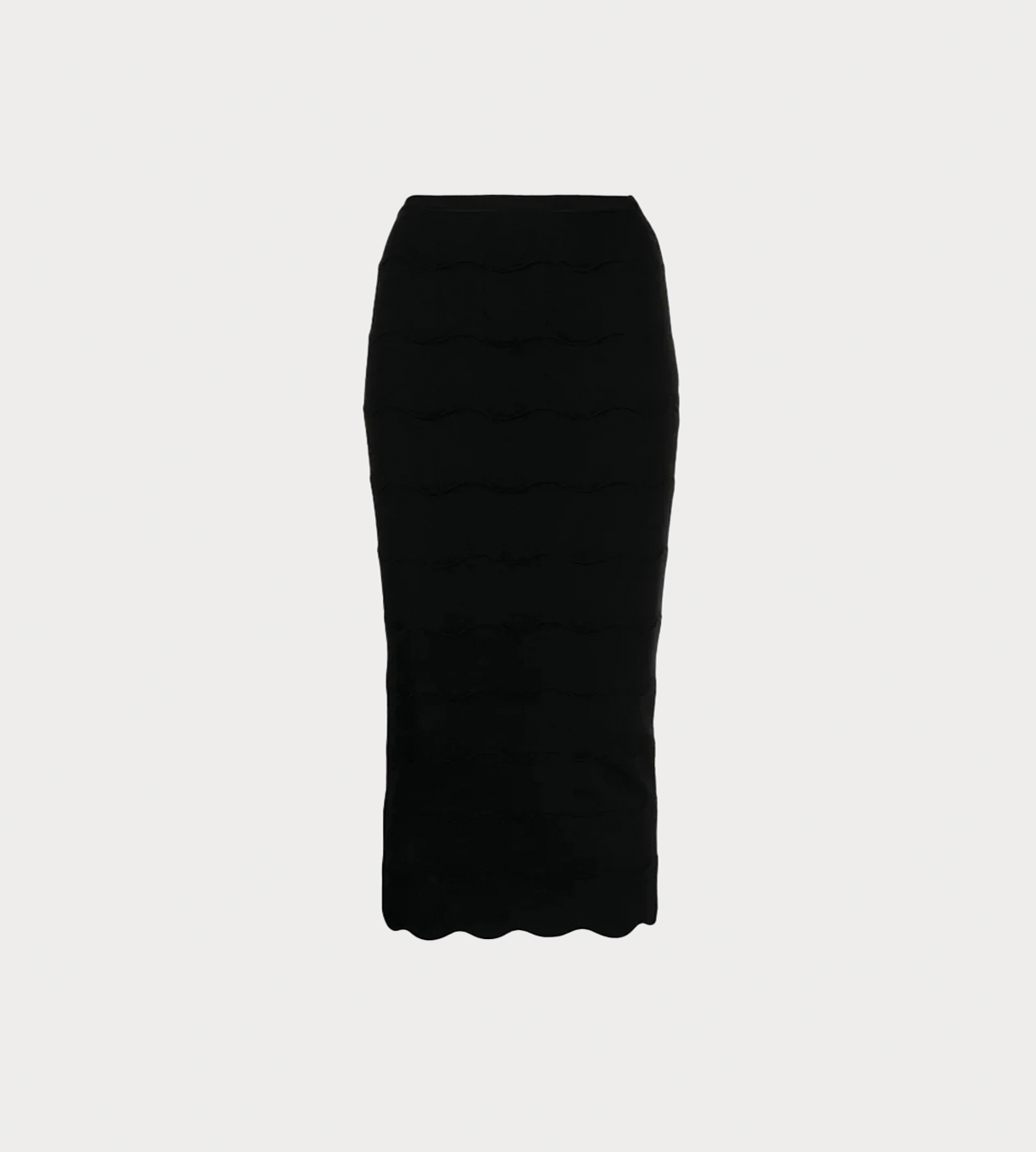 Patou - Wave Milano Long Skirt Black