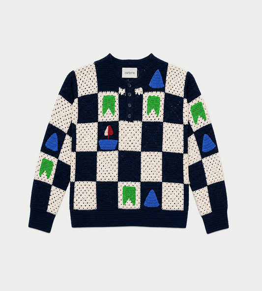 Carbone - Alfredo Crochet Henley Multicolor