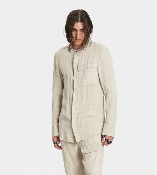 Masnada - Flint Round-collar Shirt 