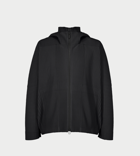 HOMME PLISSE -  MC Cocoon Jacket Blk