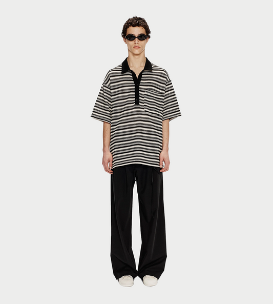 SONG FOR THE MUTE - Gym Polo Blk/Ivory