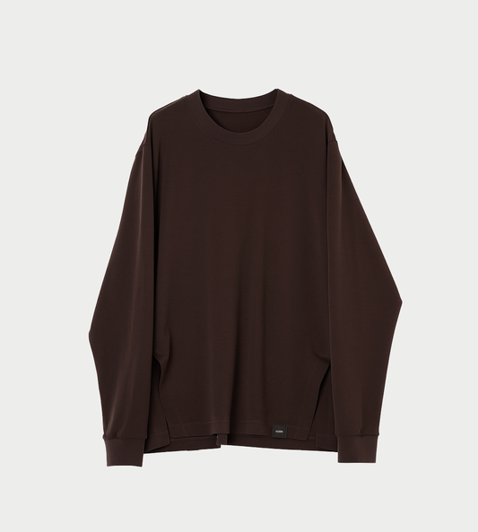 UJOH - Long Sleeve BOX T Chocolate