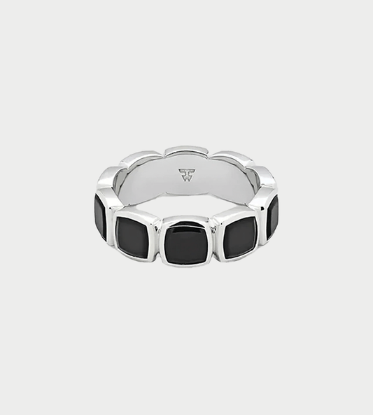 Tom Wood - Cushion Band Black Onyx