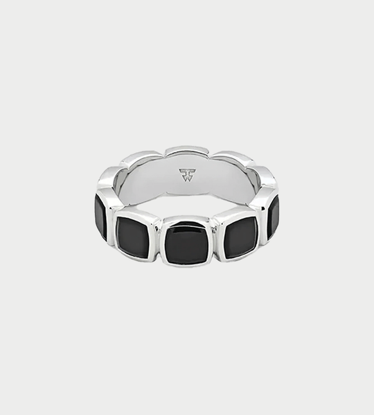 Tom Wood - Cushion Band Black Onyx – WDLT117 Tom Wood - Cushion Band Black Onyx – WDLT117