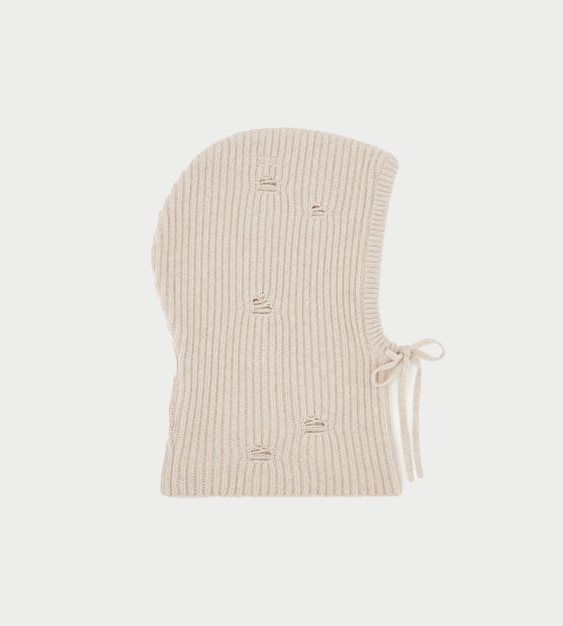 MM6 MAISON MARGIELA - Distressed Balaclava Beige