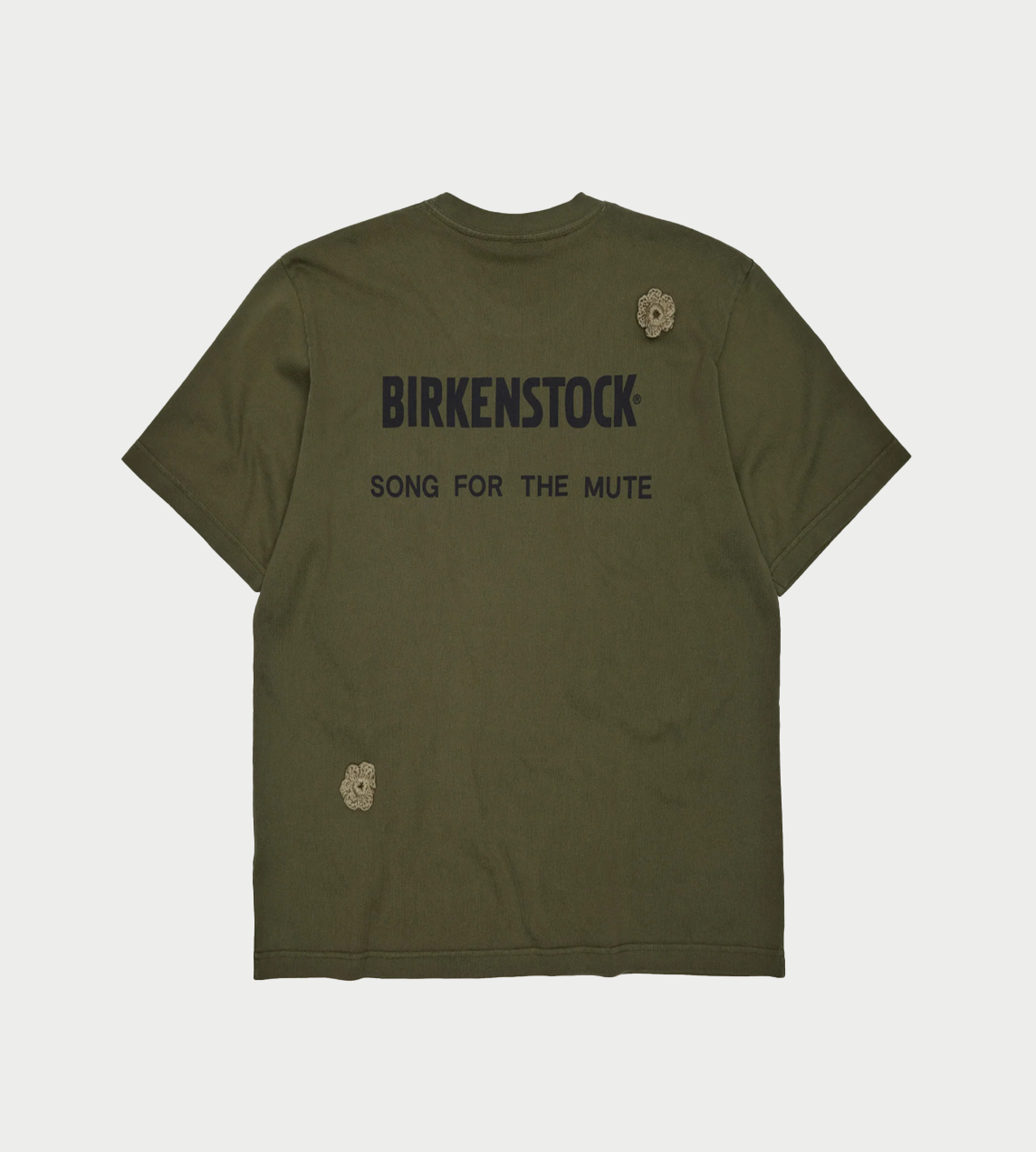 SFTM x Birkenstock "The Gardener" Crochet Flower Tee Green