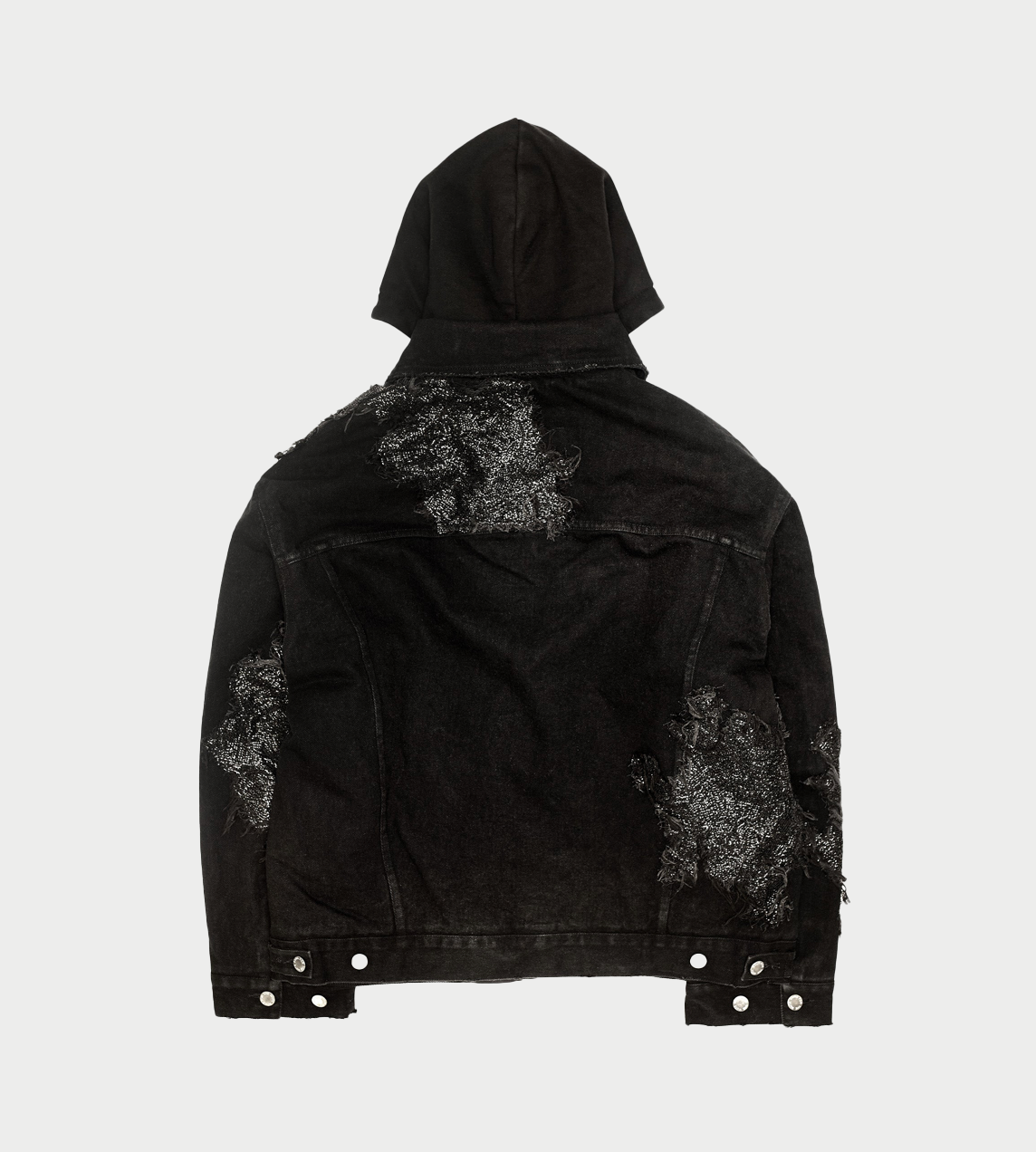 SONG FOR THE MUTE - TKL Denim Padded Jacket Blk