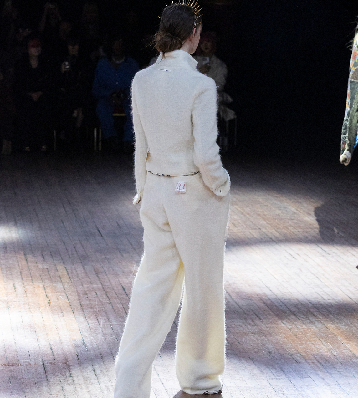 Wool Short Jacket White