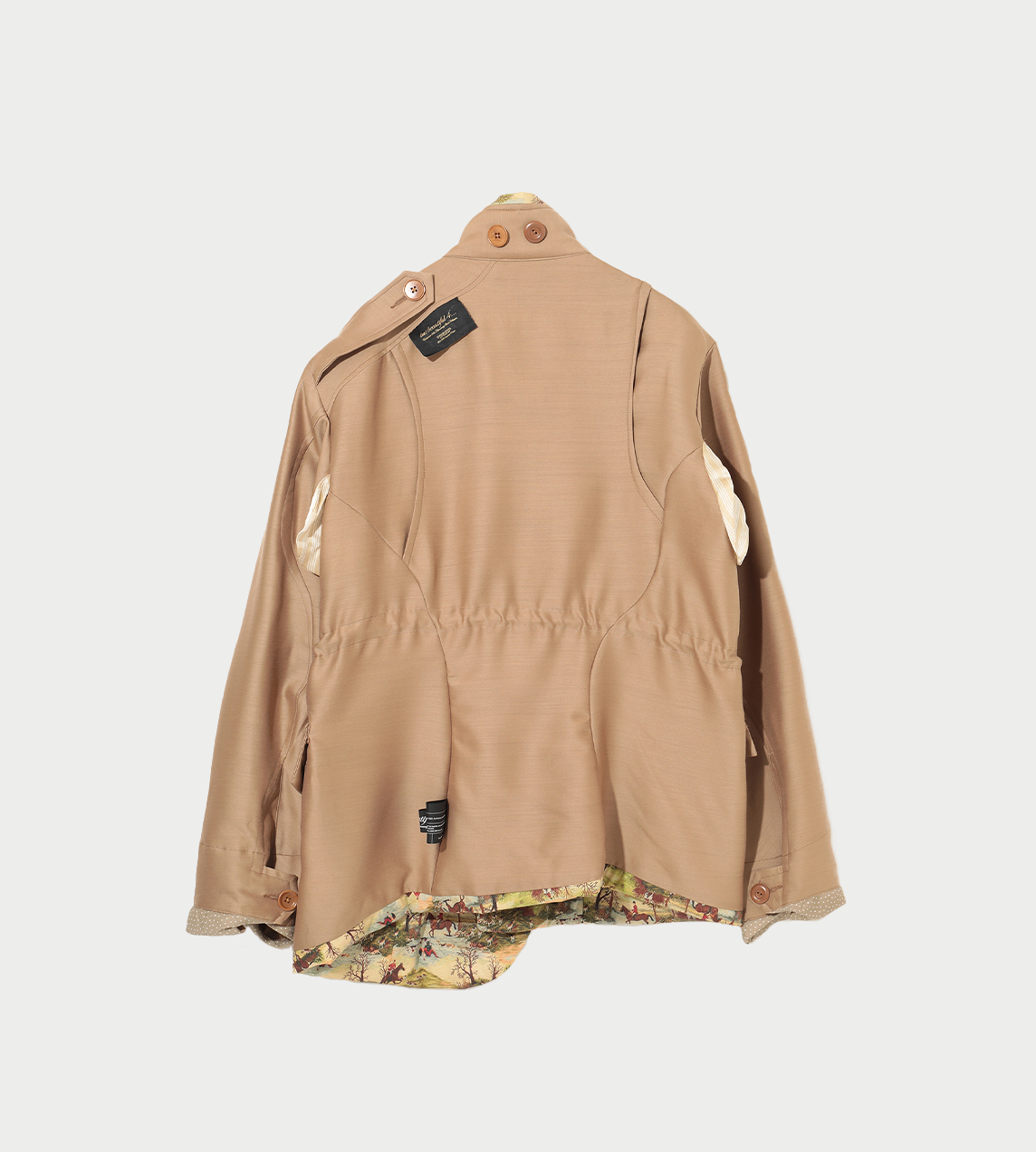 UNDERCOVER - Silk-blended Wool Parka Beige
