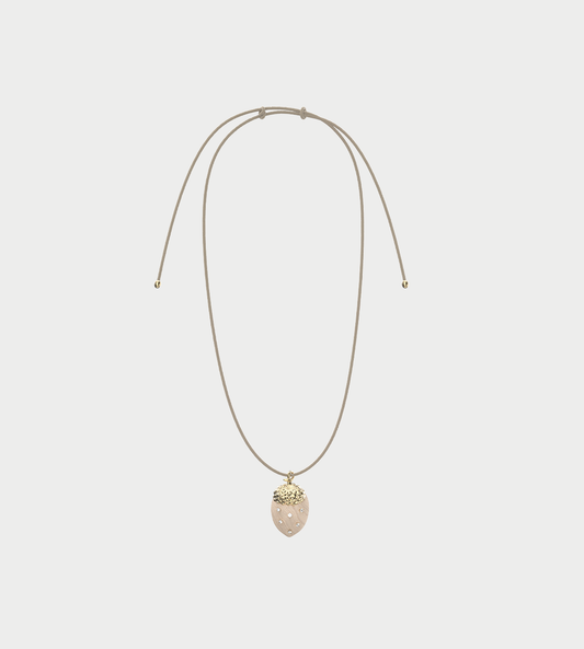 Wooden Acorn Necklace