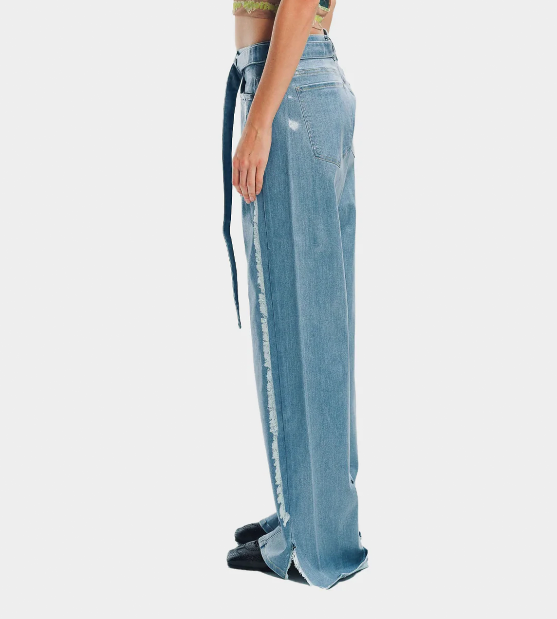 OTTOLINGER - Glazed Baggy Jeans Blue