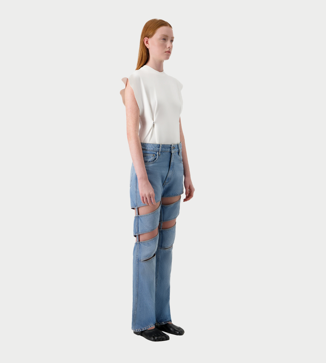COPERNI - Spiral Denim Pants Blue