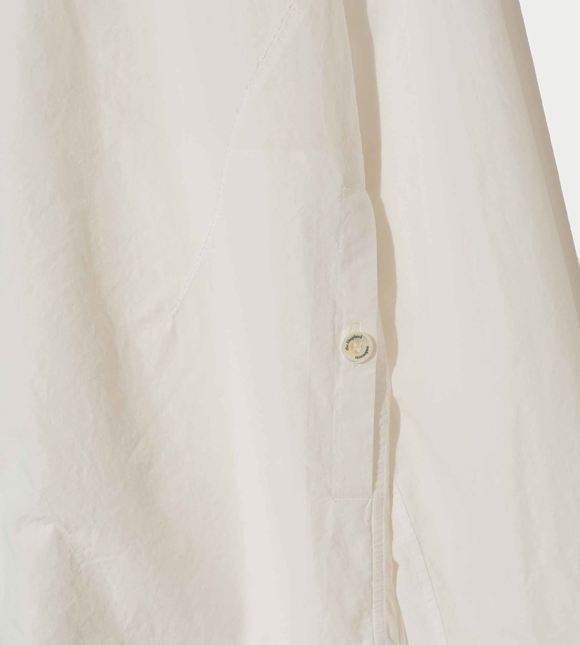 Asymmetric Knot Shirt White