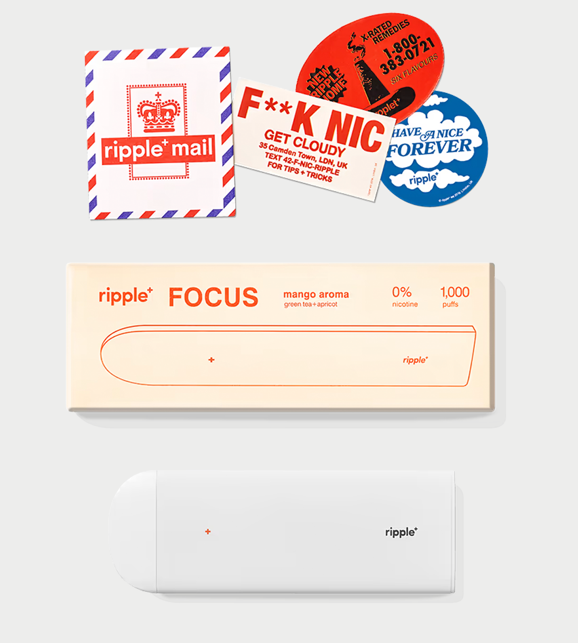 Ripple - Plant-Powered puffs Focus / Mango