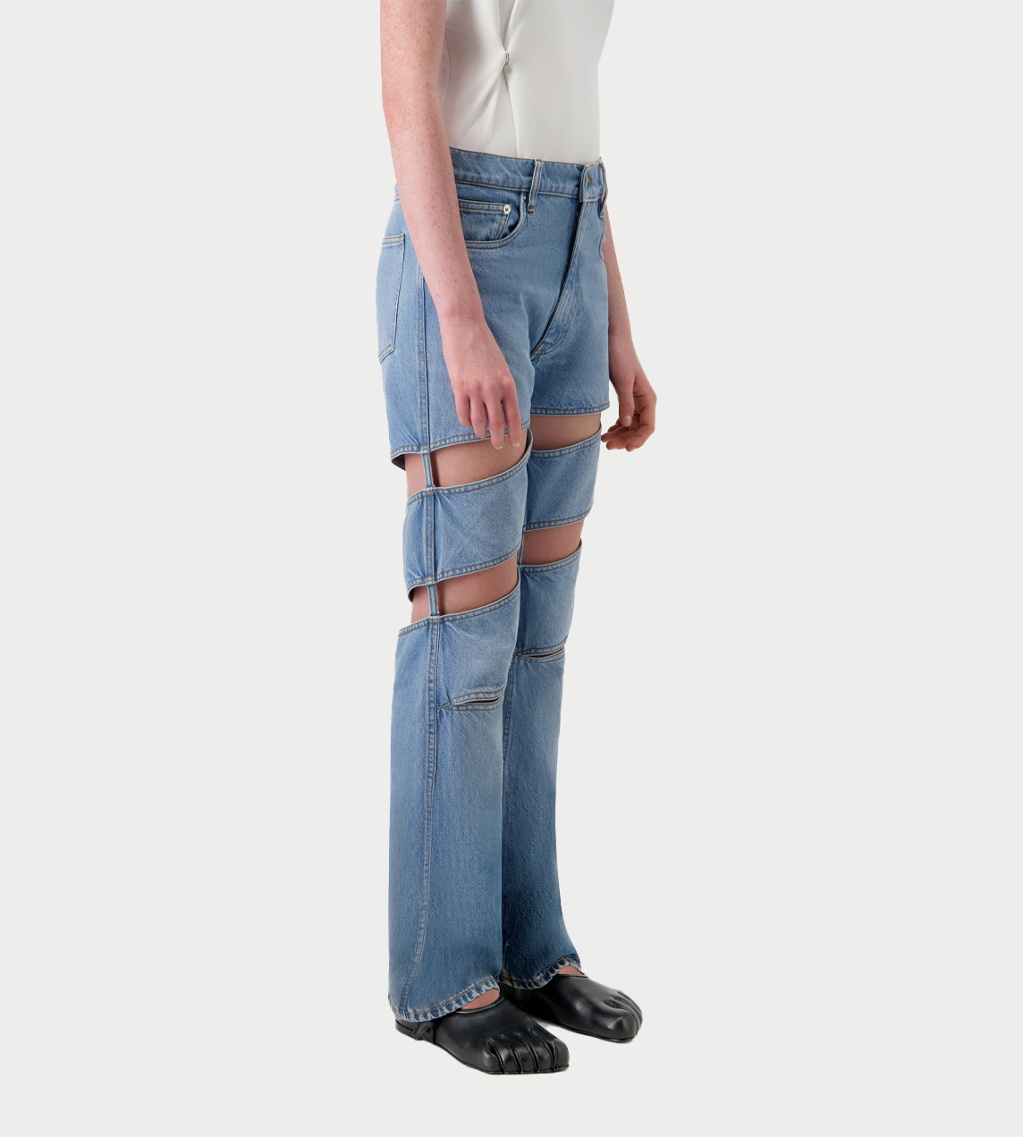 COPERNI - Spiral Denim Pants Blue