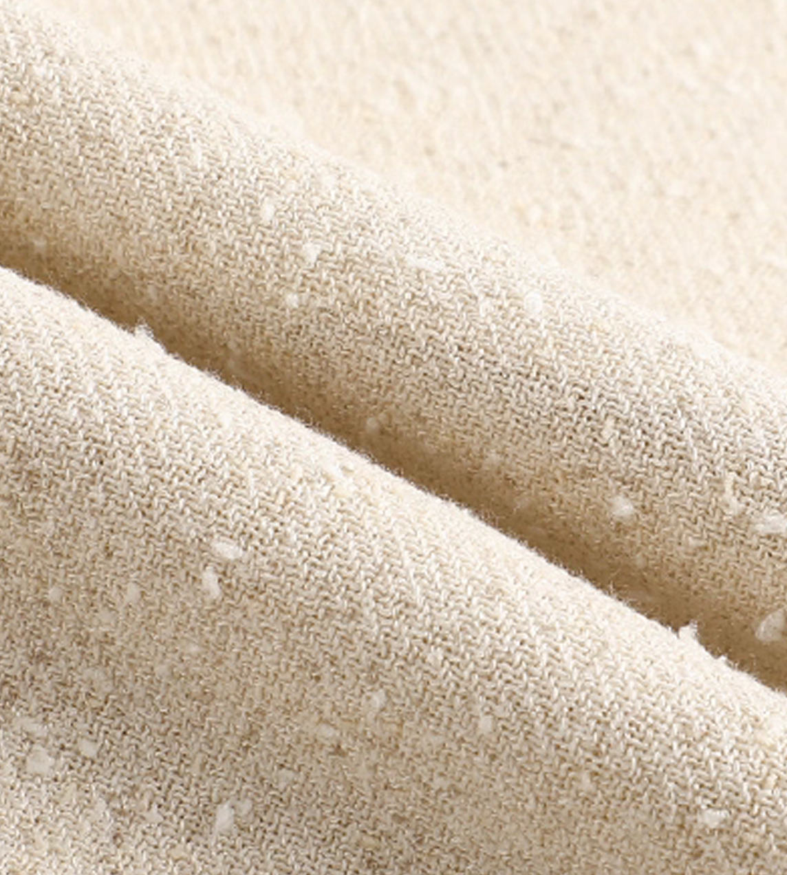 Textured Drawstring Pants Ivory