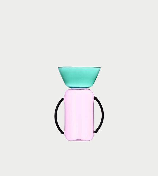 ICHENDORF - Vase Pink-Petrol