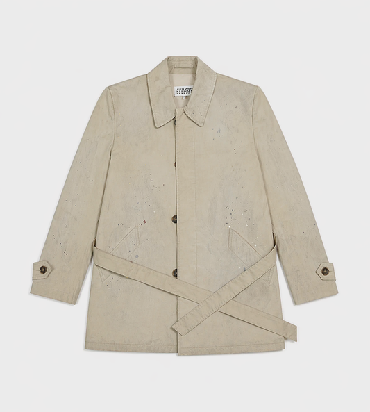 MM6 Maison Margiela  - Painters Trench Coat Beige