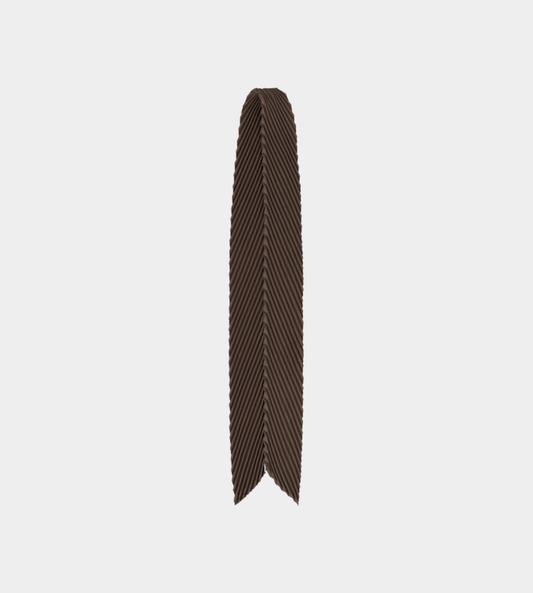 HOMME PLISSE ISSEY MIYAKE - Pleated Stole Brown