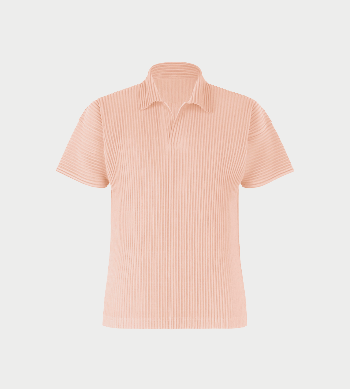 HOMME PLISSE ISSEY MIYAKE - Color Pleated Polo Wine Red