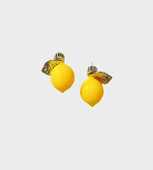 YVMIN - Lemon Earring Yellow (Pair)