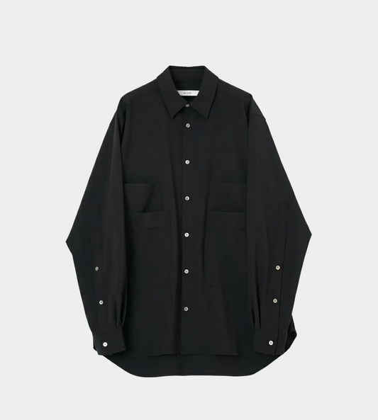 UJOH - 4 Pockets Shirt Blk