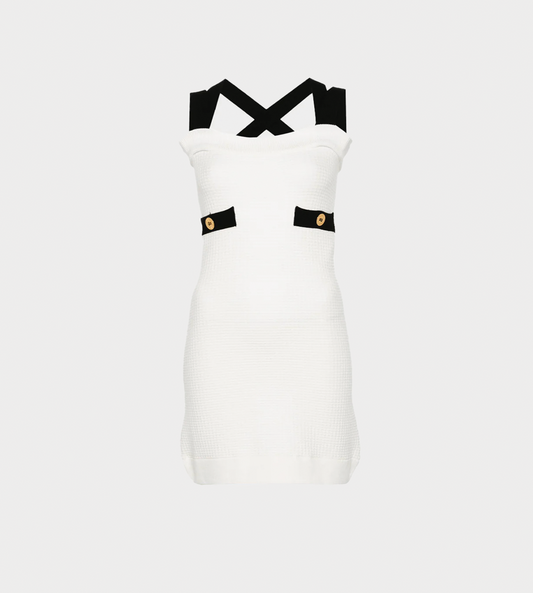 Patou - 3D JP Cotton Dress White