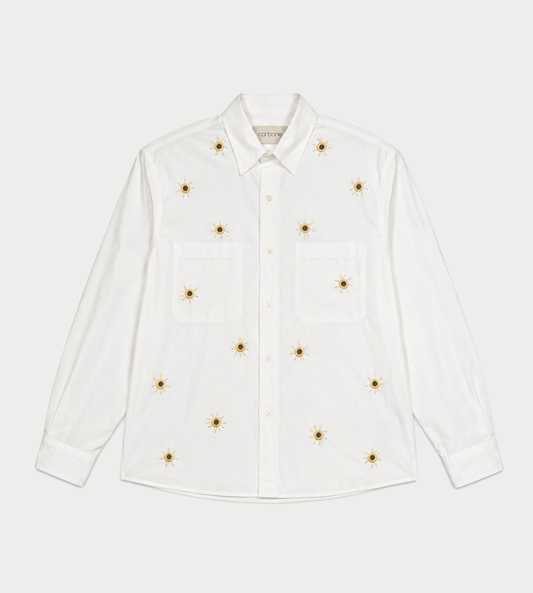 Carbone - Espejos Embroidered Front Shirt