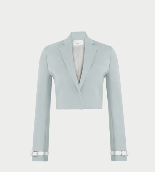 COPERNI - Cropped Tailored Jacket Green