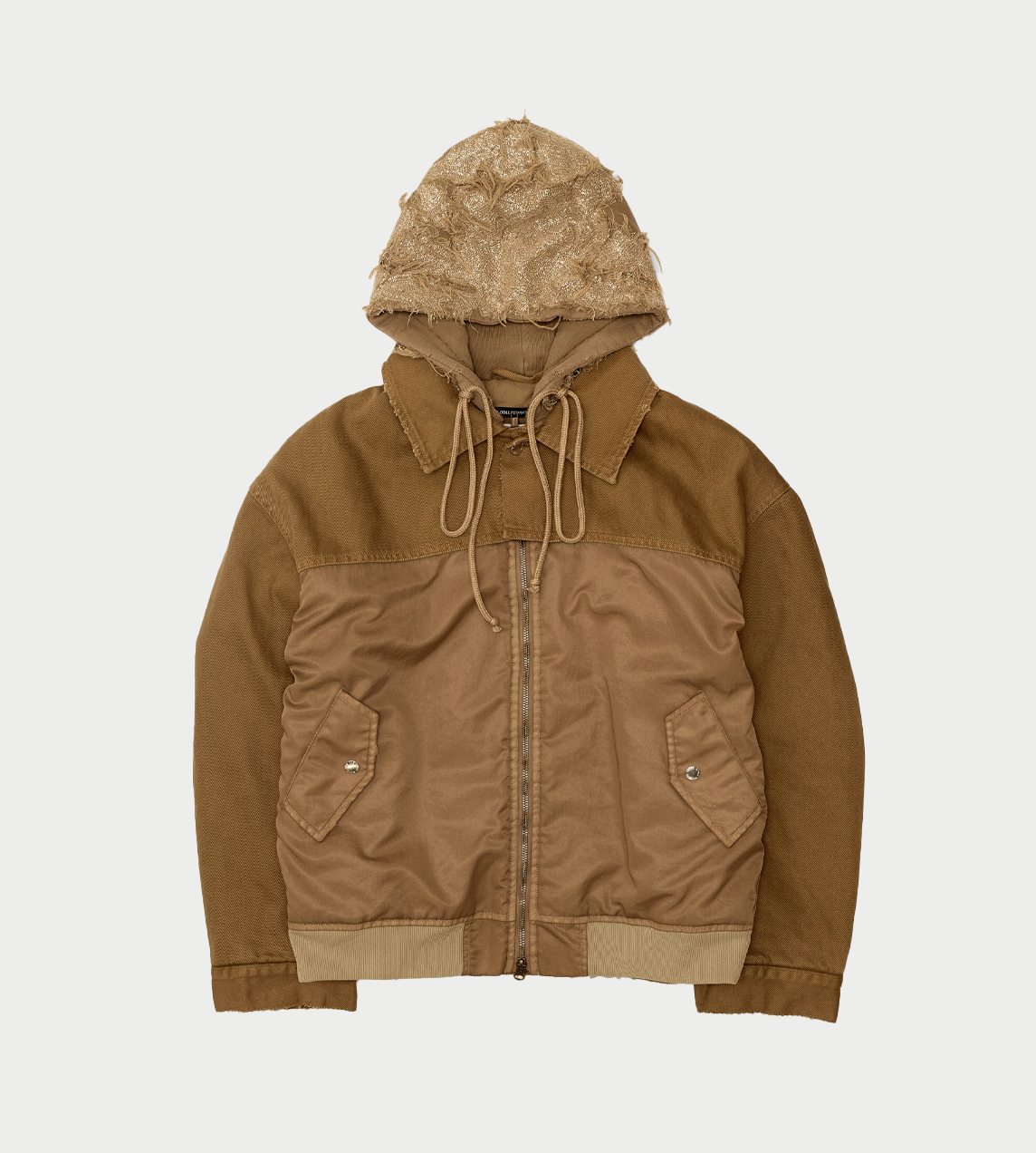 SONG FOR THE MUTE - TKL Denim Padded Jacket Khaki