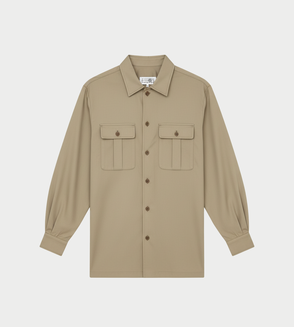 MM6 MAISON MARGIELA - Mini Dress Shirt Beige
