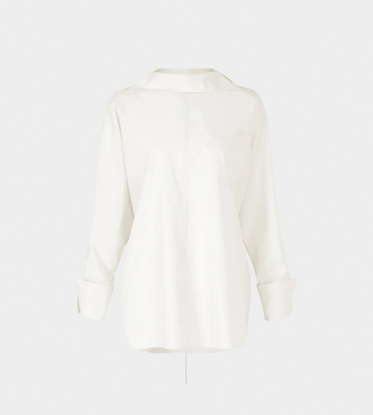 ISSEY MIYAKE - Odd Long Sleeve Shirt White