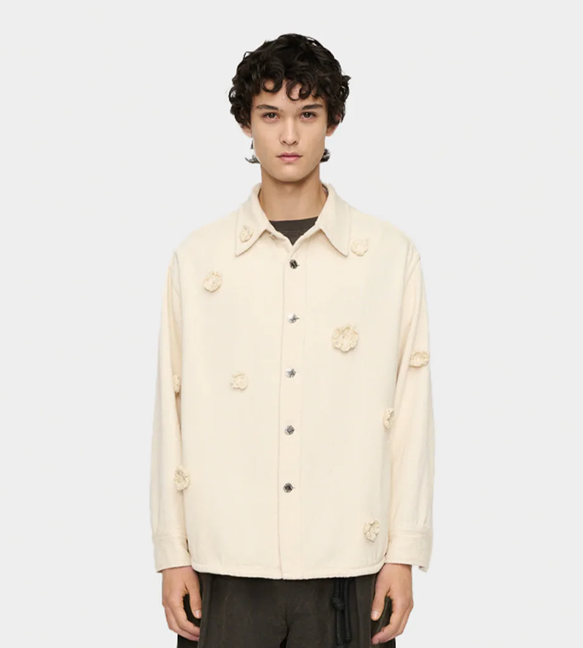 SONG FOR THE MUTE - "Daisy" Shirt Jacket Natural