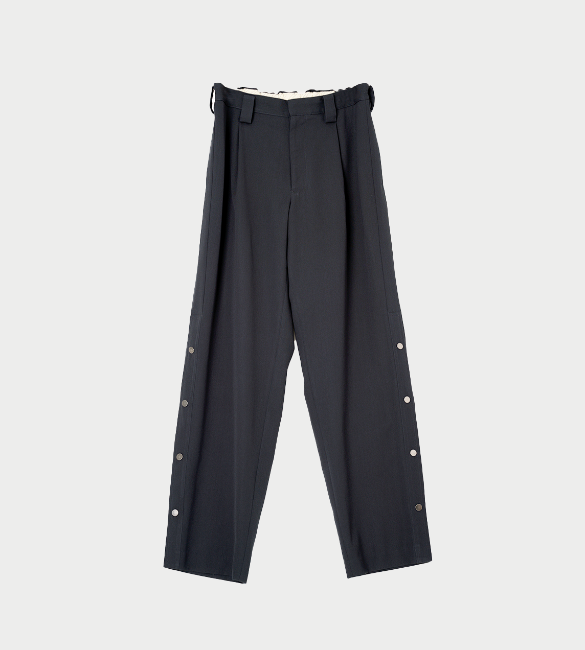 UJOH - Button Slit Pants Navy
