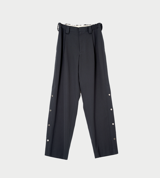 UJOH - Button Slit Pants Navy