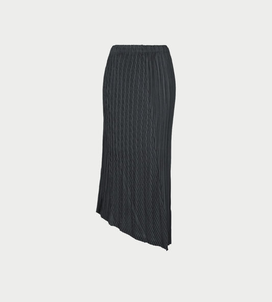 ISSEY MIYAKE - Unfurling Pleats Skirt Dk Navy