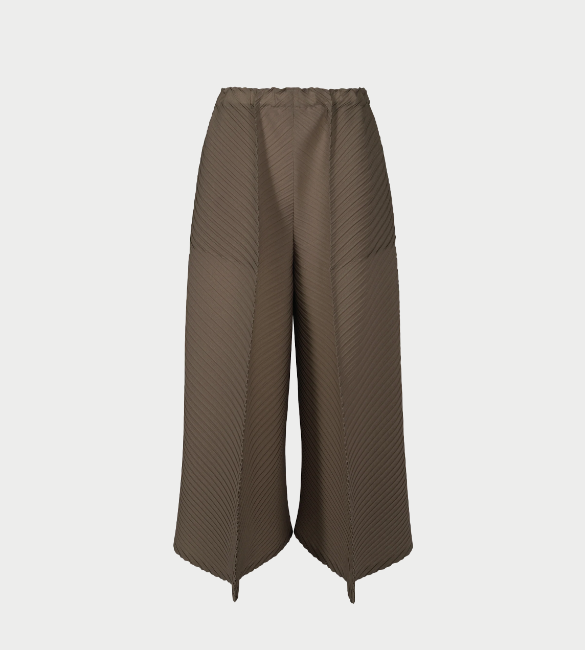 ISSEY MIYAKE - Plaster Pleats Solid Pants Dk Brown