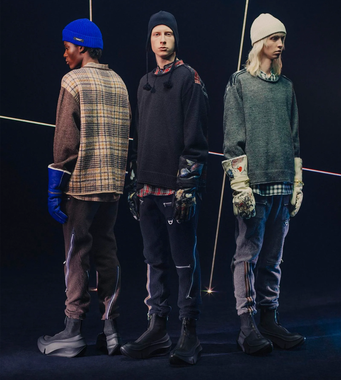 Grounds × Undercover Sneaker Blk