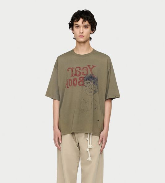 SONG FOR THE MUTE - "School Portrait" Gym Tee Green