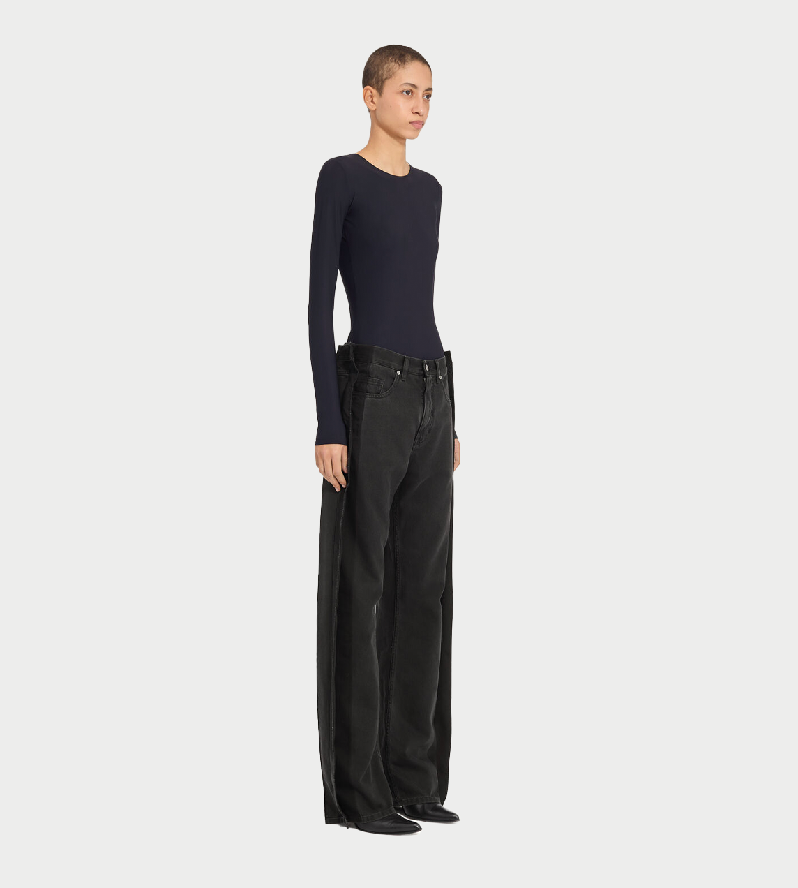 MM6 MAISON MARGIELA - Straight-leg 5 Pocket Jean Blk
