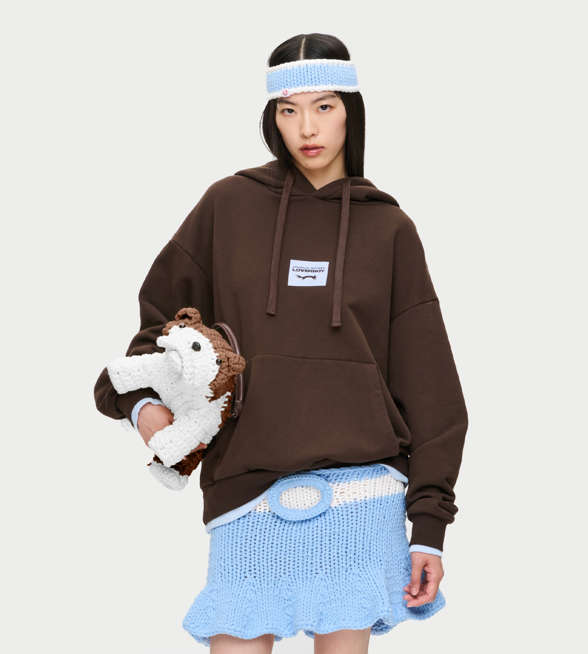 Rabbit Ears Hoody Brown