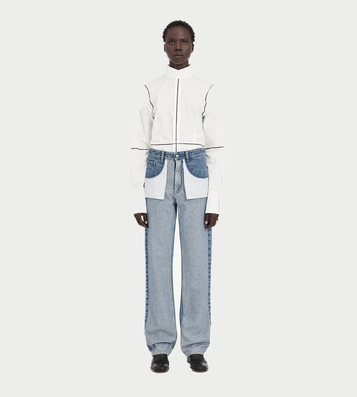 MM6 MAISON MARGIELA - Inside-out Jeans Blue