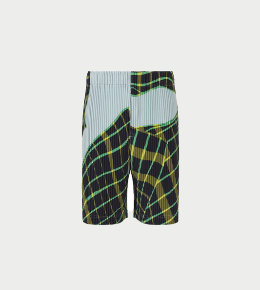 HOMME PLISSE ISSEY MIYAKE - MC Graphic Shorts Navy