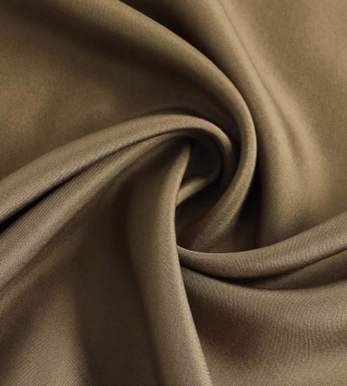 Lace-up Silk Blouse Moss Green