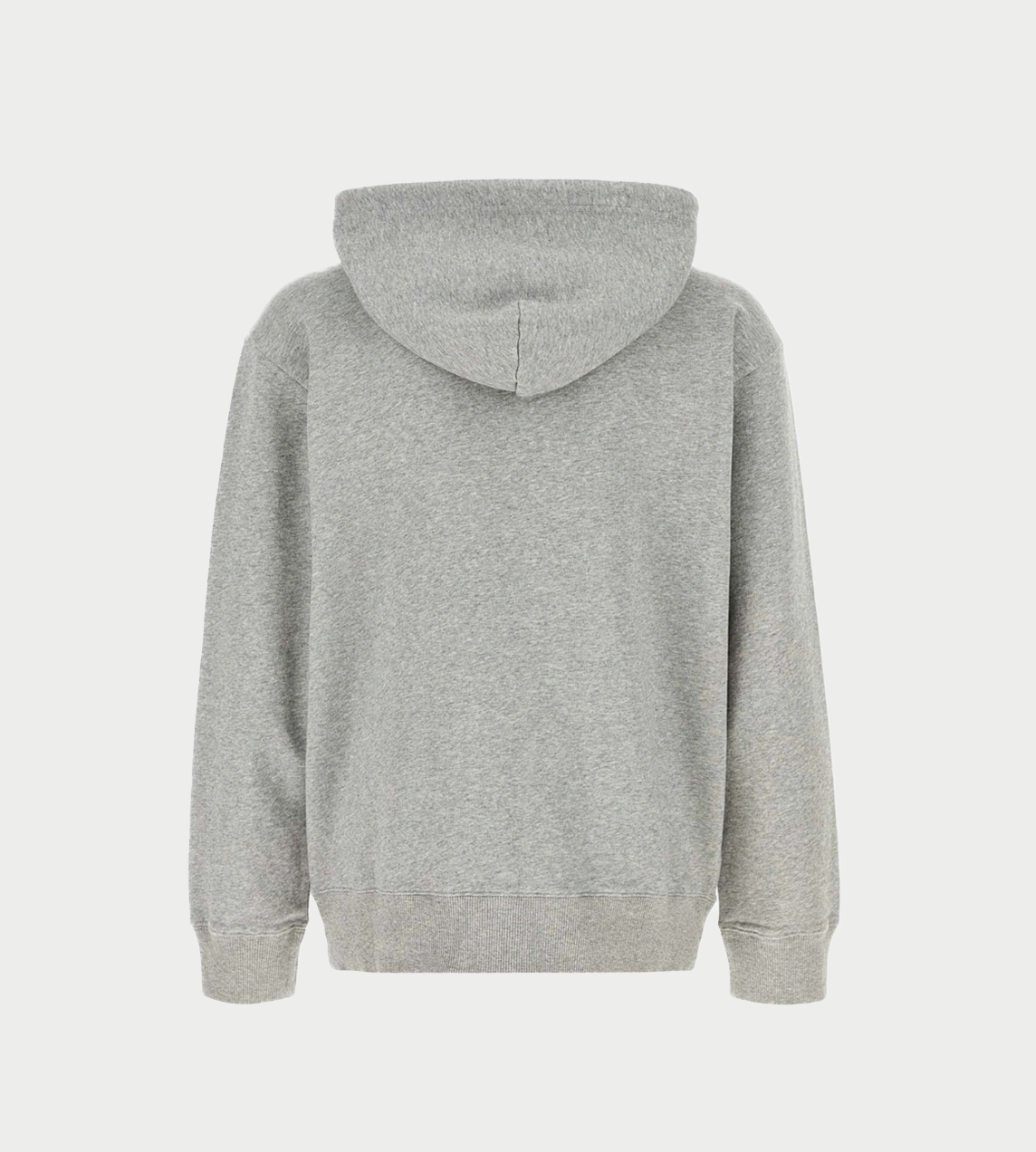 Jacquard Label Hooded Sweatshirt Grey