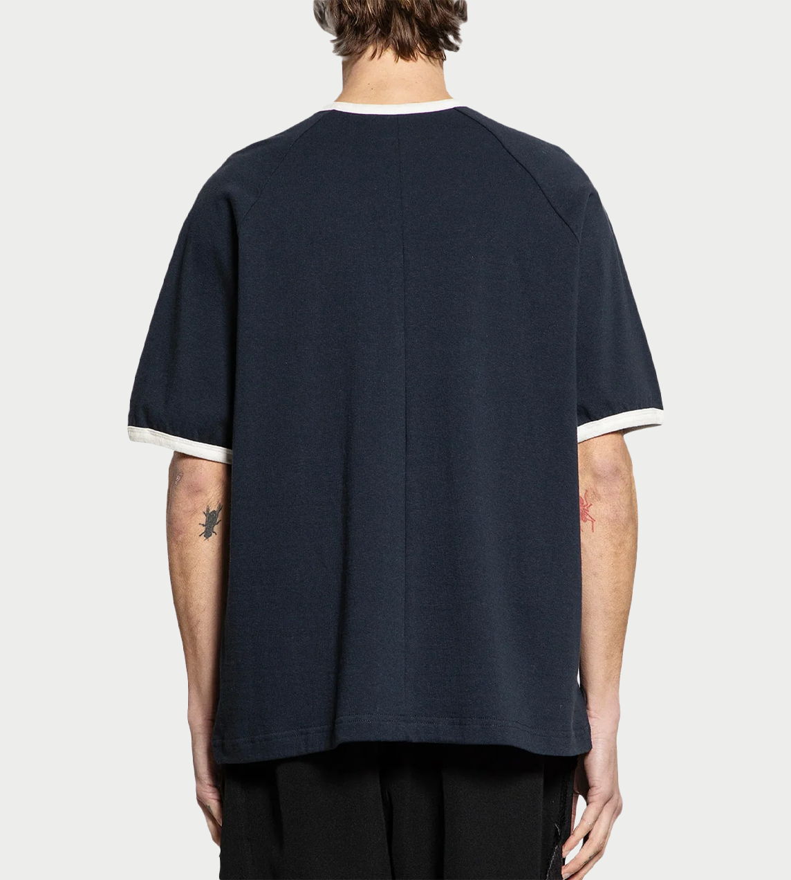 Flower Raglan Tee Navy