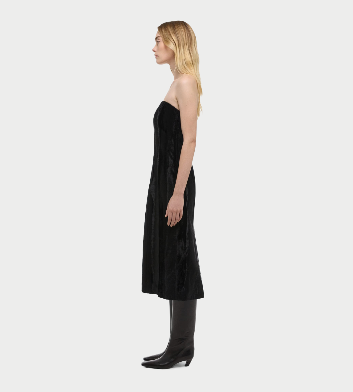 HELMUT LANG - Pony Midi Dress Blk