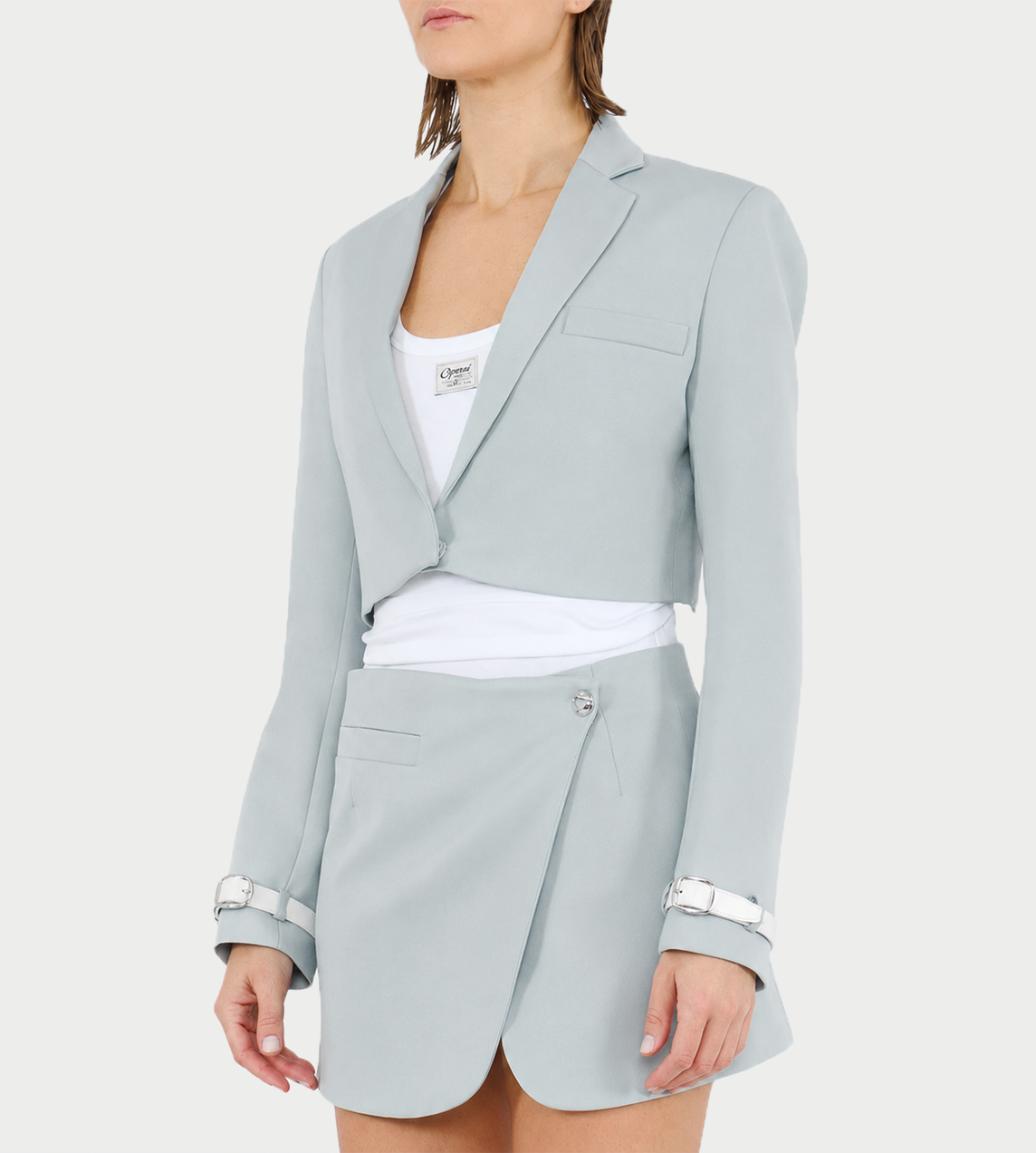 COPERNI - Cropped Tailored Jacket Green