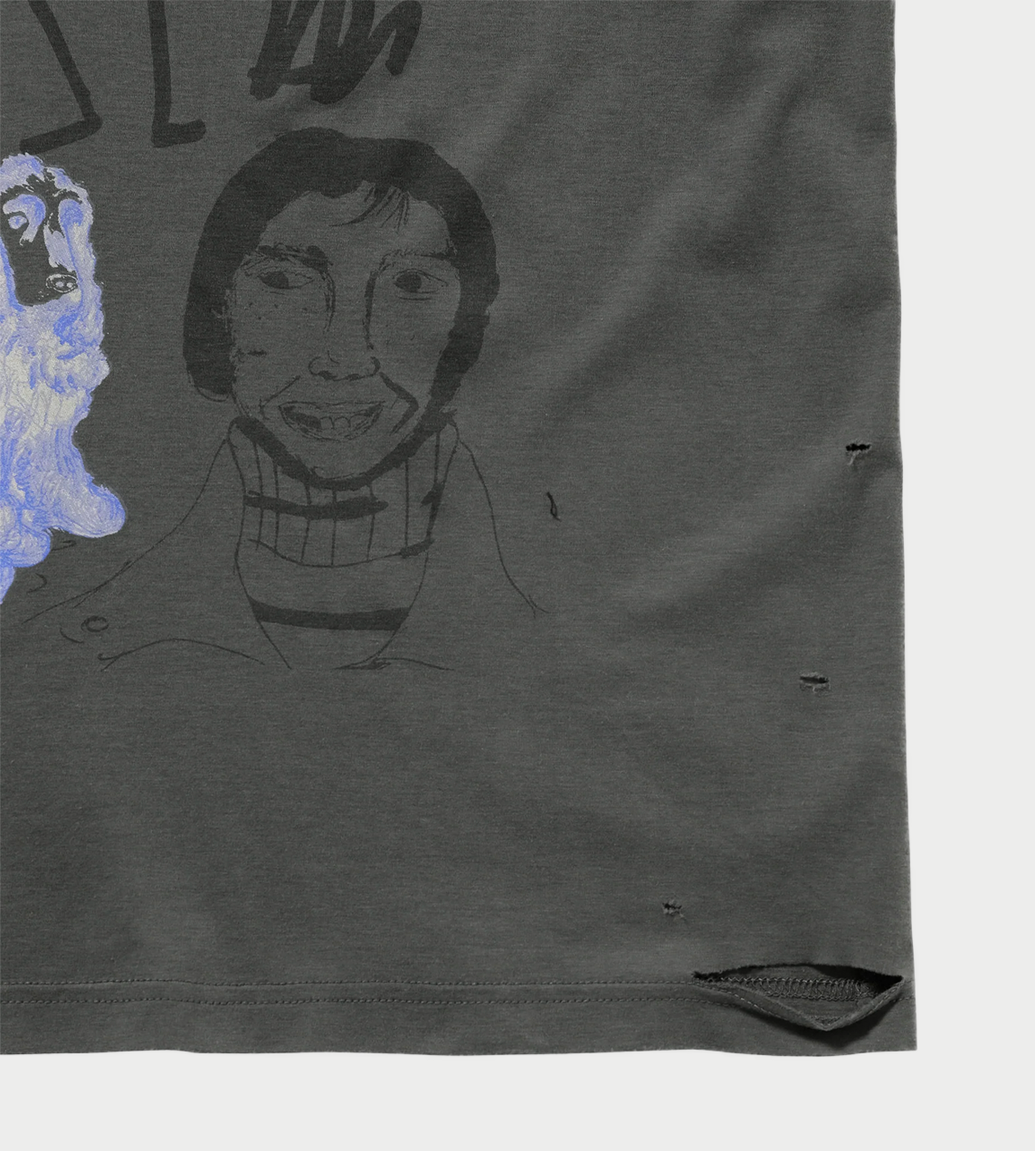 Sketchbook Oversized Tee Charcoal