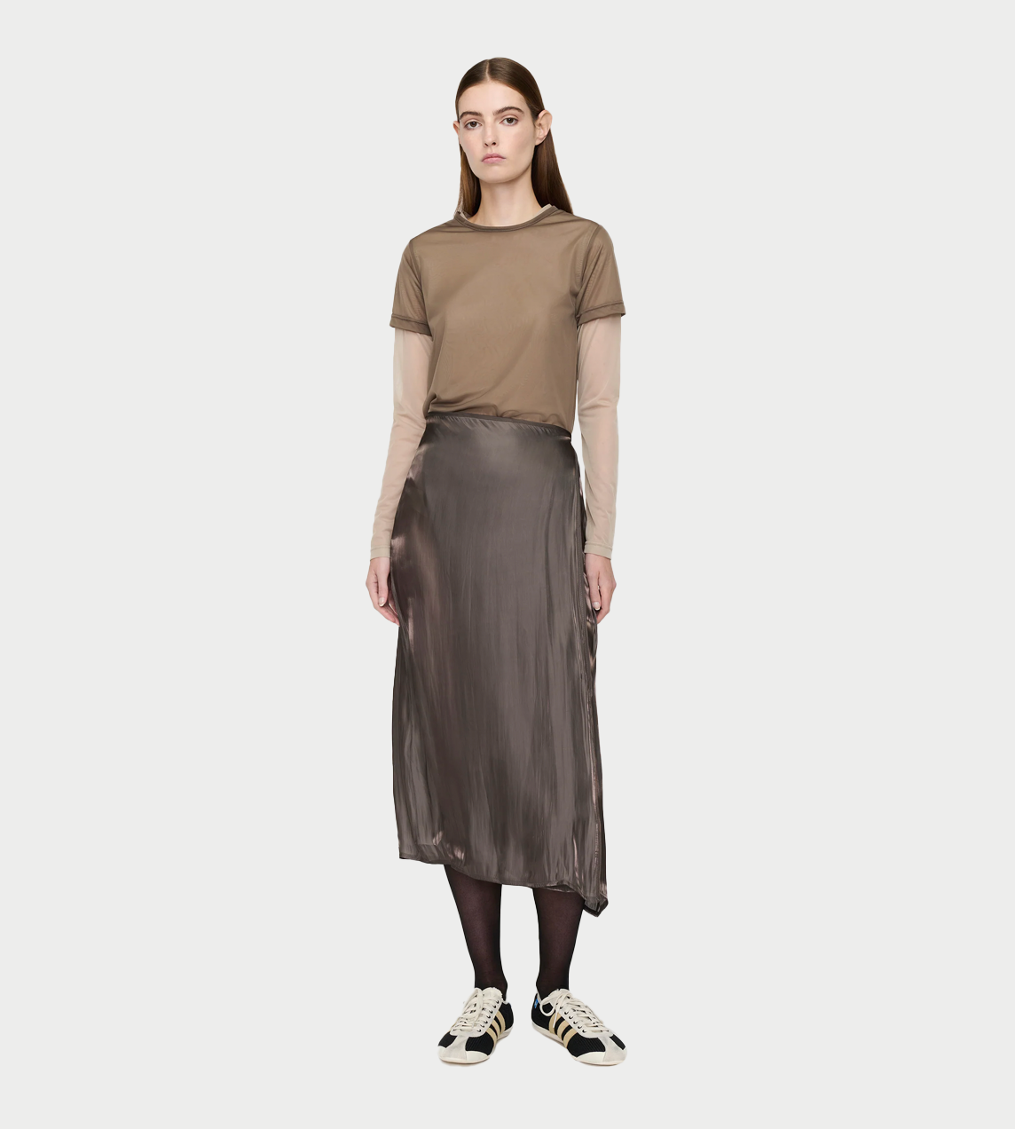 SONG FOR THE MUTE - Wrap Skirt Charcoal